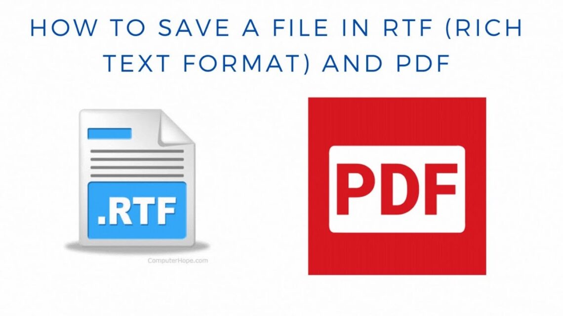 .rtf A fabulous Detailed Self-help guide to Splendid Text Data format