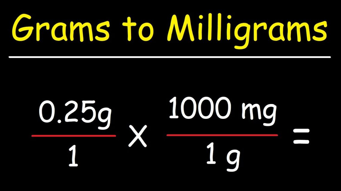 Resulting on conversions amongst milligrams (mg) as well as gary (g)